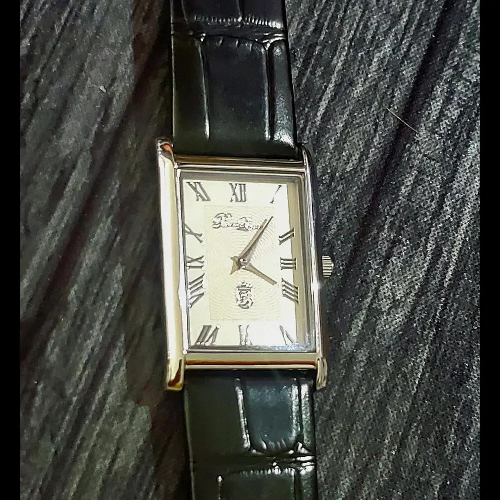Pierre Lucerne Epson-Seiko Y120 Slim Mens Tank‎ Dress Watch